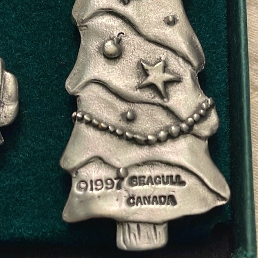 Seagull Pewter ornaments set of 2. - Picture 7 of 8